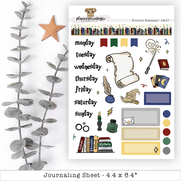 Ministry Of Plans Journaling Deco Sheet