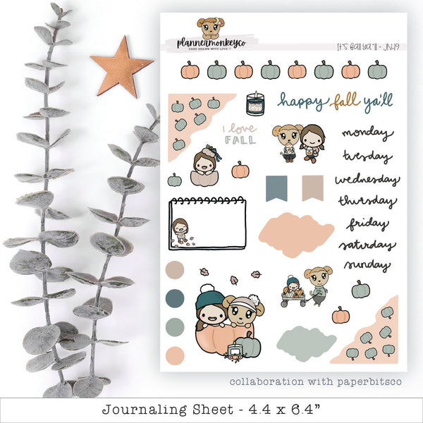 It's Fall Ya'll Journaling Deco Sheet (PMC X PBC)