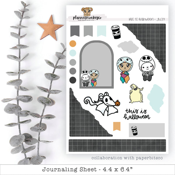 This Is Halloween Journaling Deco Sheet (PMC X PBC)