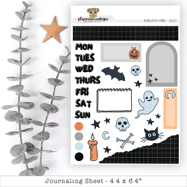 Halloween Night Journaling Deco Kit