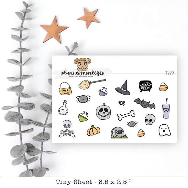 Halloween Doodles - Tiny Sheet