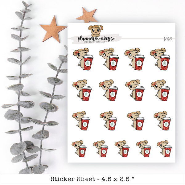 Macy Red Holiday Coffee Cup  - Macy