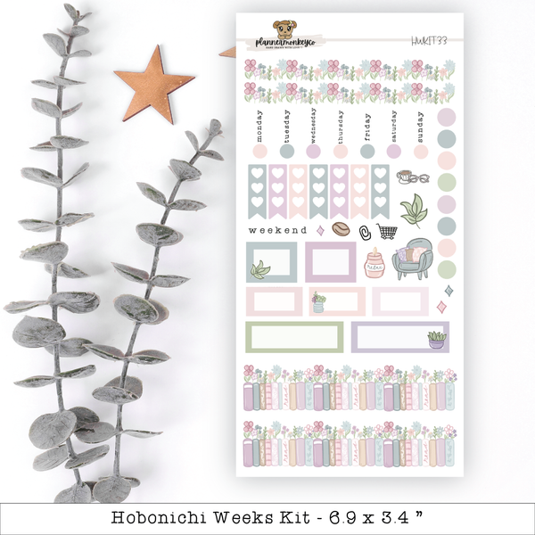 Late Spring Bloom Bookish Hobonichi Weeks Kit