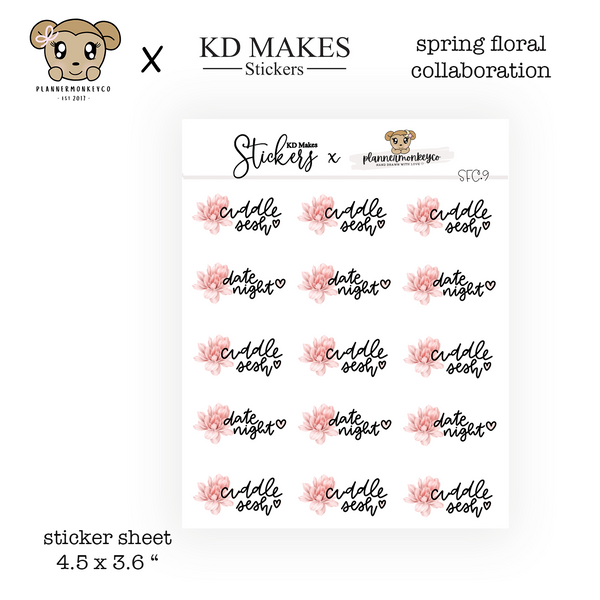 SFC.9 | Spring Floral Cuddle Sesh / Date Night Script