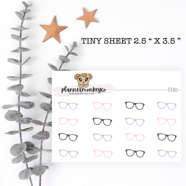 T129 | Cherry Blossom Glasses Tiny Sheet
