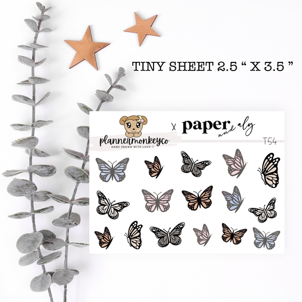 T54 | Butterfly Deco Tiny Sheet (PMC X PA)