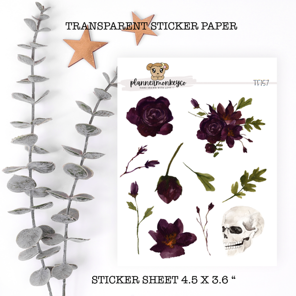 TF157 | Dead Floral Deco (Transparent)