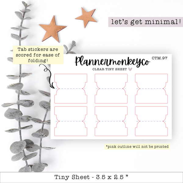 a printable planner with three stars on top of it