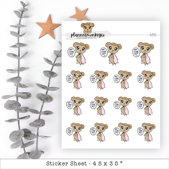 a sticker sheet of a koala bear