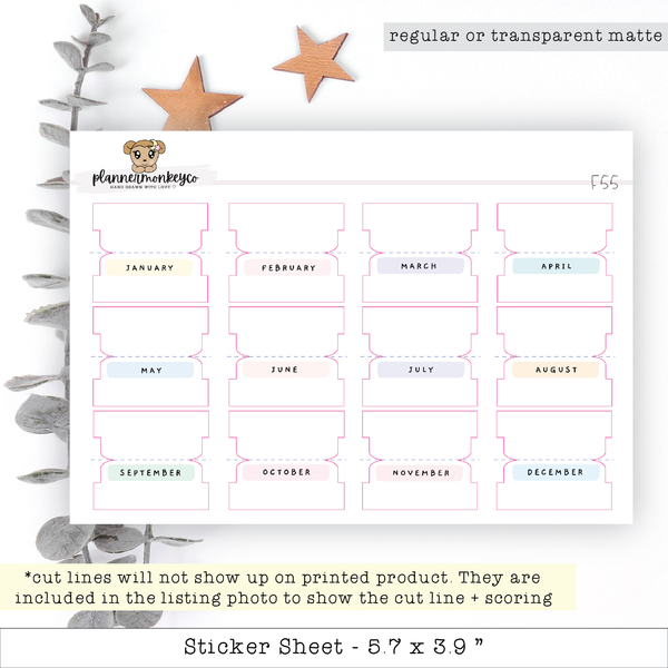 a printable planner with three stars on top of it