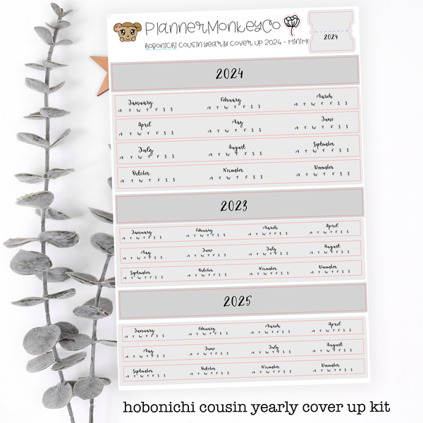 2024 Hobonichi Cousin Yearly Cover Up Kit | MINIMAL