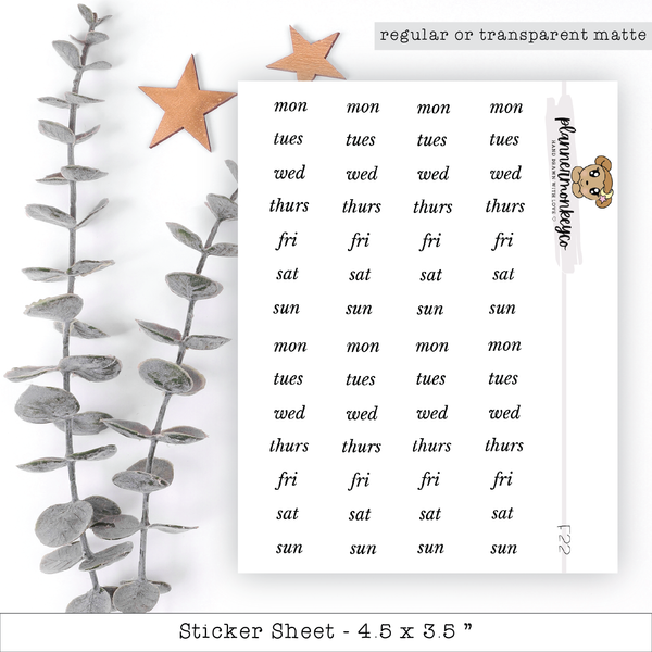 a sheet of stickers with a plant and stars