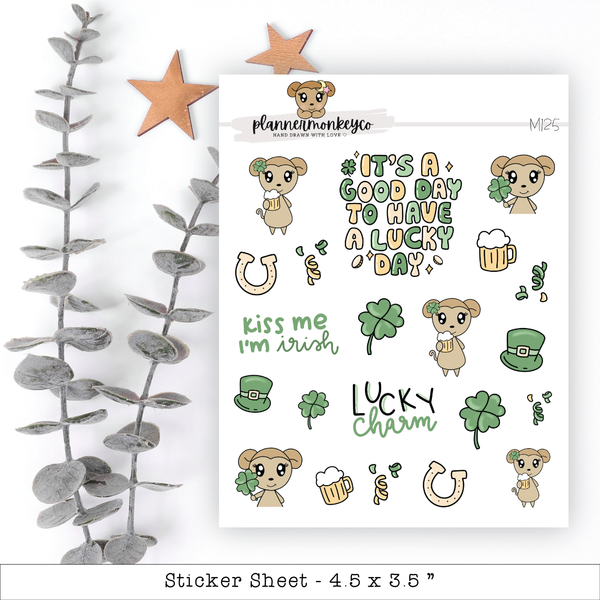 a sticker sheet with a bunch of stickers on it