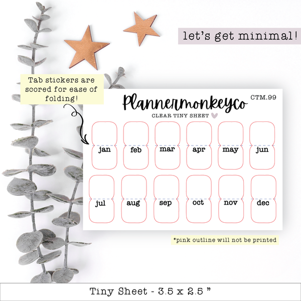 a printable planner with three stars on top of it