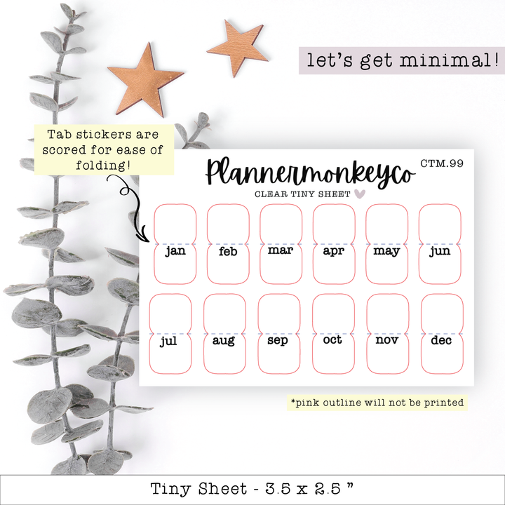 a printable planner with three stars on top of it