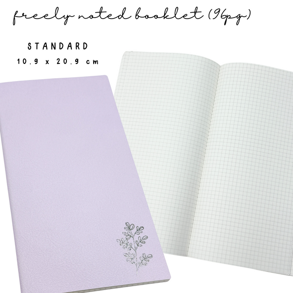 Standard | Lilac Freely Noted Booklet Insert (96pg) | Tomoe River Paper Notebook