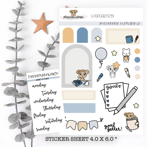 Goal Planning Journaling Deco Sheet (PMC X PBC)