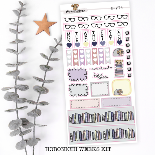 HWKIT4 | Hobonichi Weeks Kit ' Book Worm '