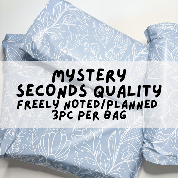 Freely Noted/Planned Mystery Pack bundle (Seconds Quality) *Read Description - ONE PER ORDER , DO NOT ORDER WITH OTHER BULKY ITEMS**