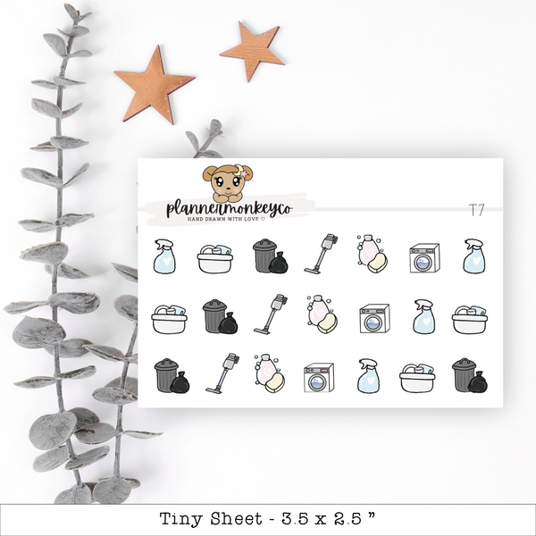 Household Chore Doodles - Tiny Sheet