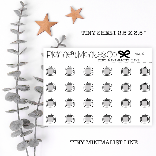 TM.6 | Television/TV Tiny Sheet (minimal)