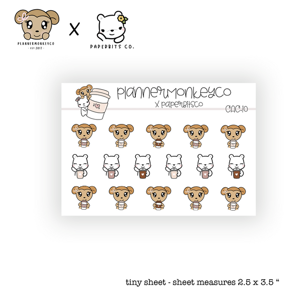 CAC.10 | Coffee Cups Tiny Sheet (PMC X PBC)
