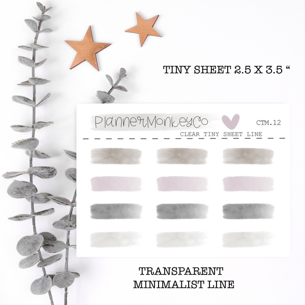CTM.12 | Neutral Swatches tiny sheet (Transparent)