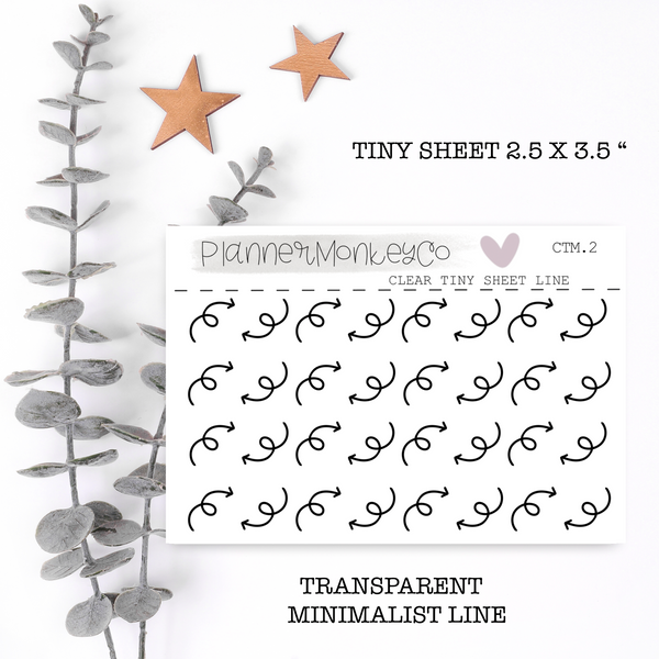 CTM.2 | Arrow Tiny Sheet (Transparent)