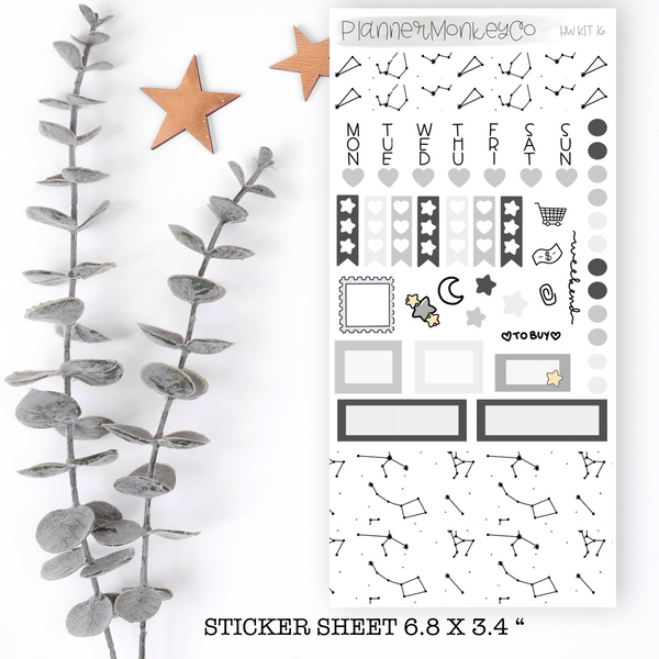 Minimal Constellation Hobonichi Weeks Kit