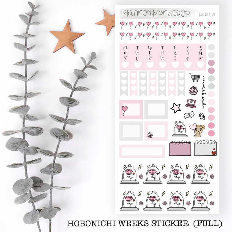 HWKIT21 | Hobonichi Weeks Kit ' all you need is love '