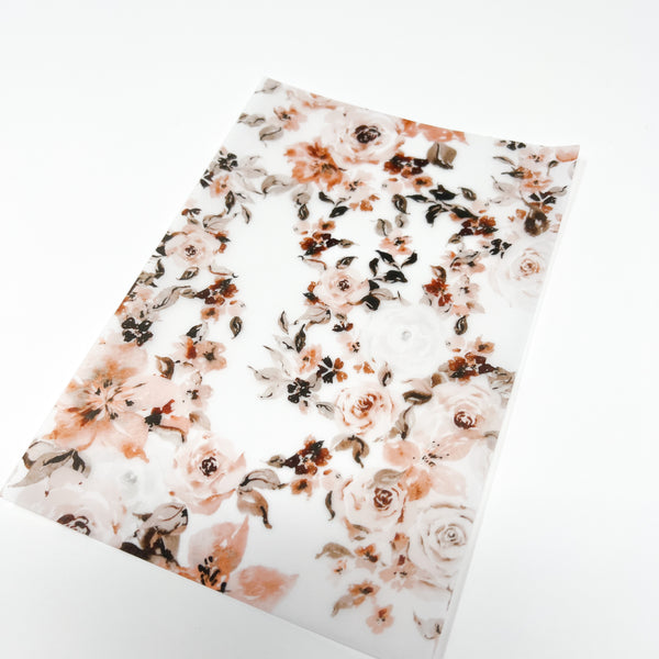 Boho Bloom Vellum Sheet