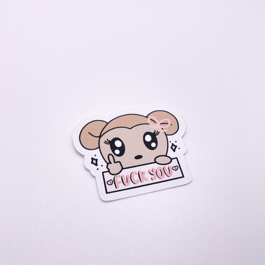 Macy Fu*k You Die Cut | Sticker Paper