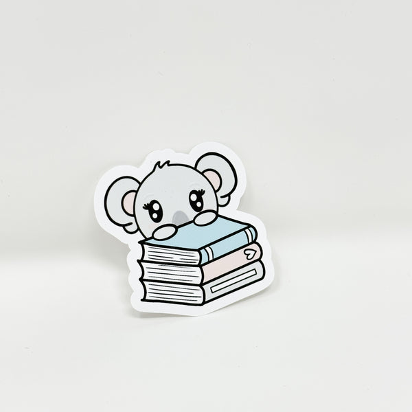 Mae's Pastel Book Stack Die Cut | Sticker Paper