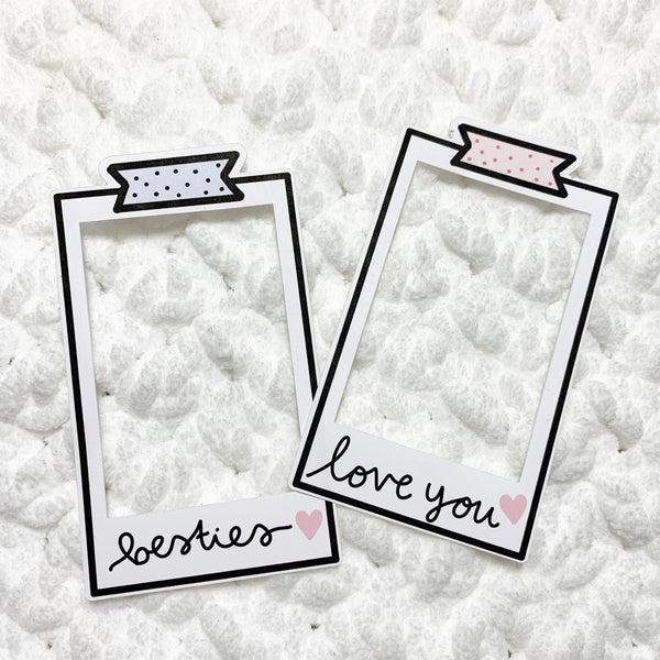 Polaroid Photo Frame Die Cut | STICKER PAPER