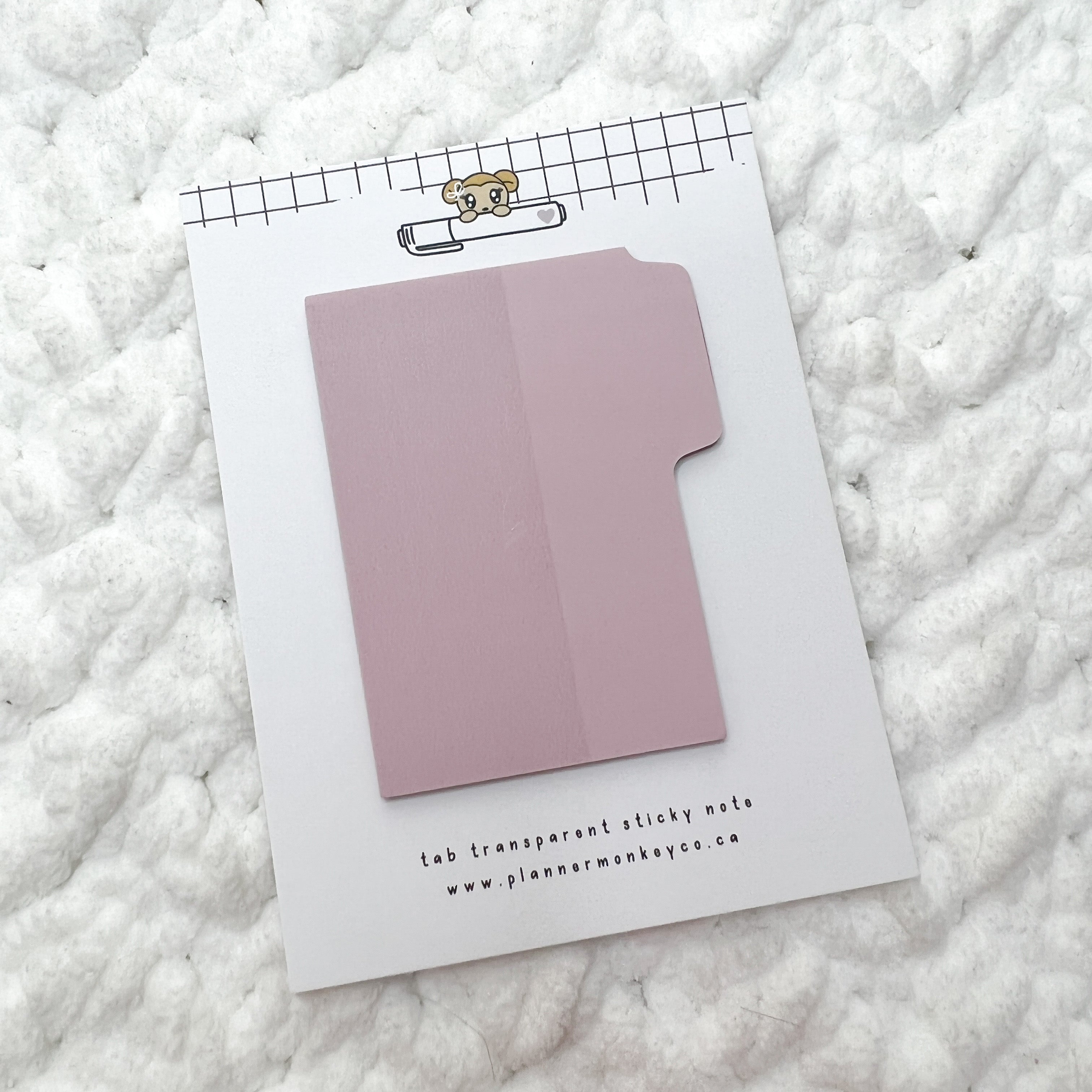 Pastel Coloured Transparent Sticky Notes -  UK