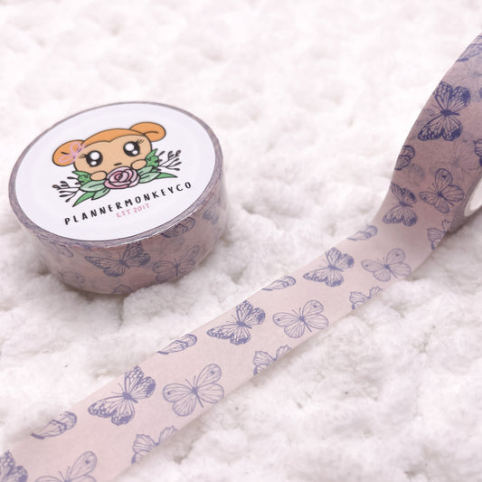 Neutral Butterfly Washi Tape | 15MM