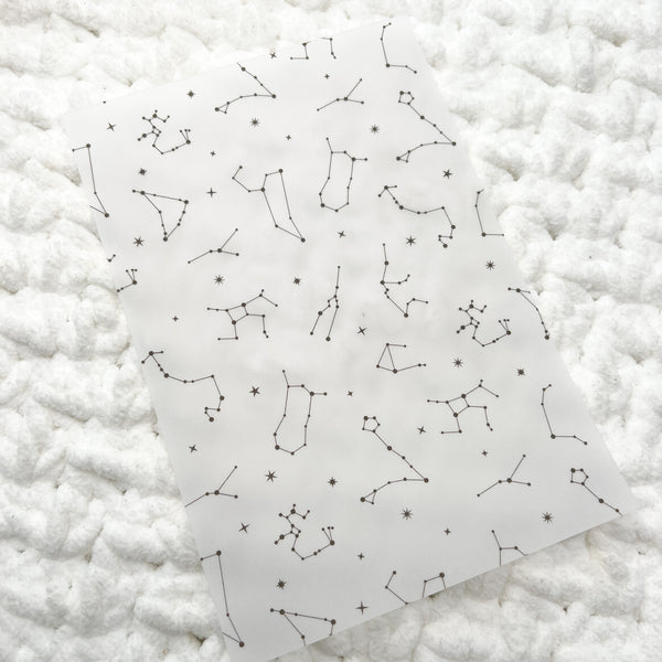 Minimal Constellation Vellum Sheet