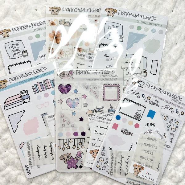 Journaling Deco Kit Sheet | OOPS BAG (5pc)
