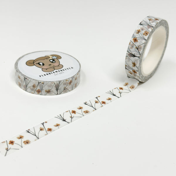 Dainty Summer Floral Washi Tape | 10MM