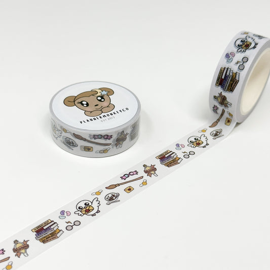 Potter head Doodles White 2.0 Washi Tape | 15mm