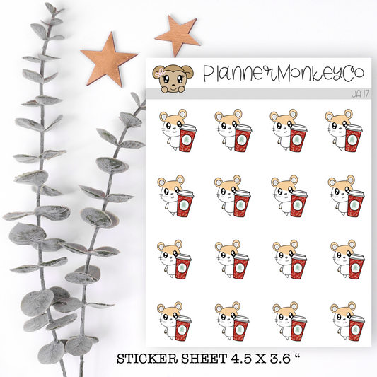 JA17 | Jack Red Cup / Holiday Coffee (Hamster)