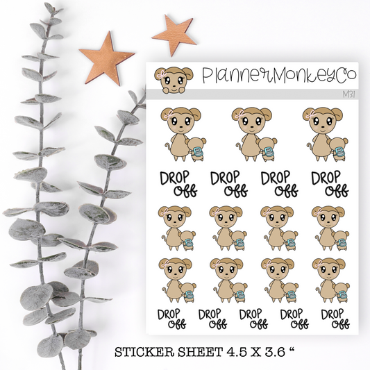 M31 | Drop Off Kid/Toddler Stickers