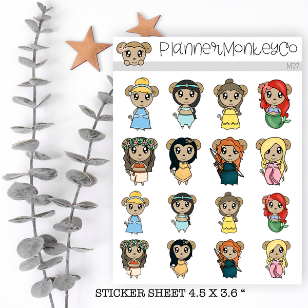 M37 | Princess Macy Stickers (Sheet 2)