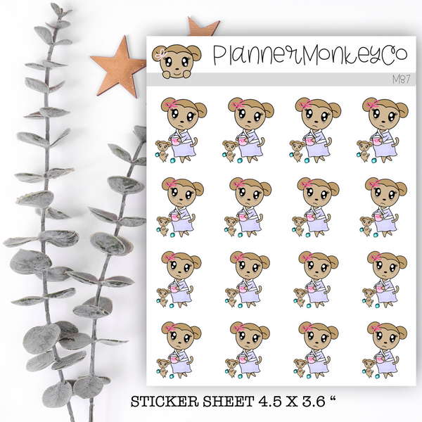 M87 | Tired Mama Stickers