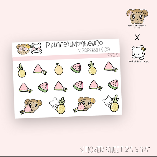 PSC.8 | Summer Fruit Tiny Sheet (PMC X PBC)