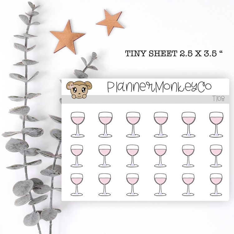 T108 | Rosé Wine Tiny Sheet