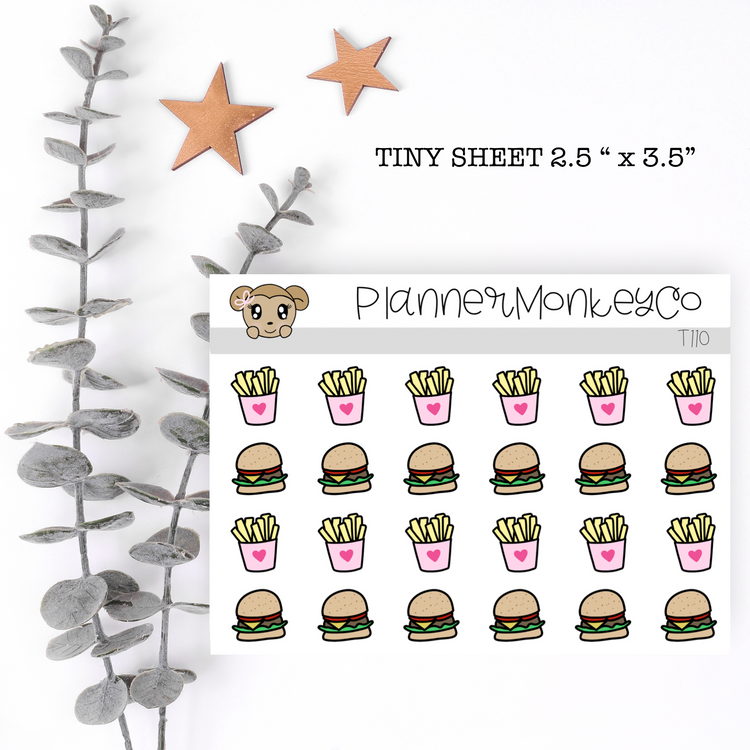 T110 |  Fast food tiny sheet