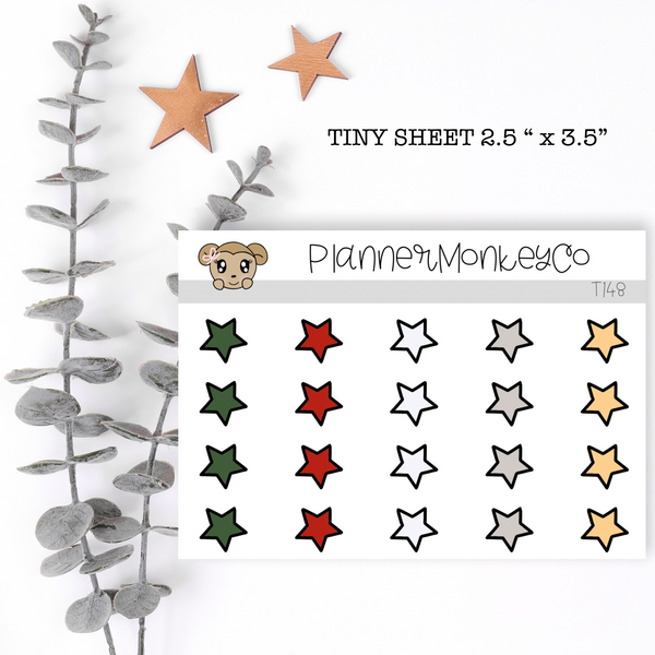 T148 | Holiday Stars Tiny Sheet