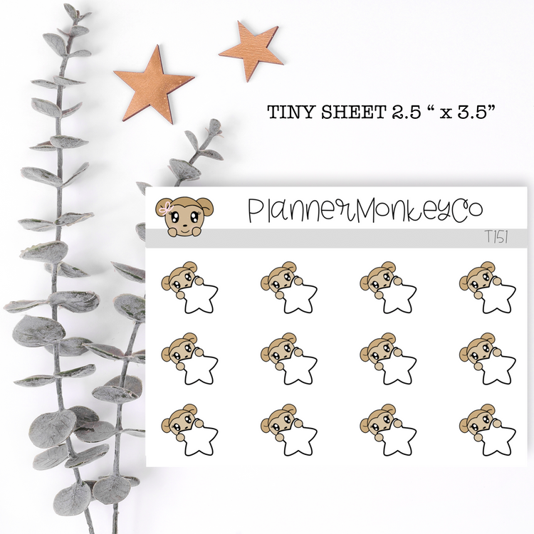 T151 | Macy Peeking Star Tiny Sheet