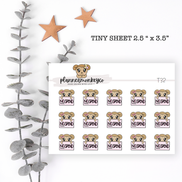 T32 | No Spend Tiny Sheet
